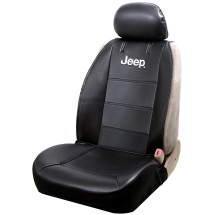 Plasticolor Jeep Sideless Seat Cover Black/White (