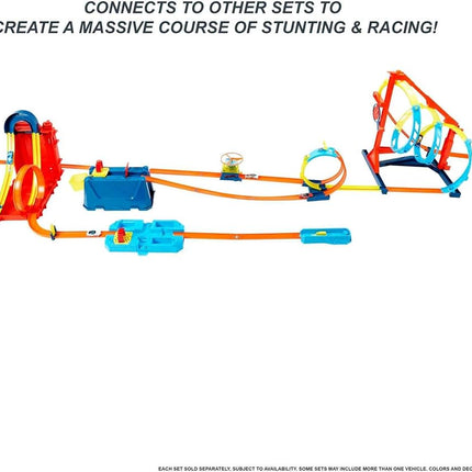 Hot Wheels Unlimited Fuel Can Stunt Box Playset & Car