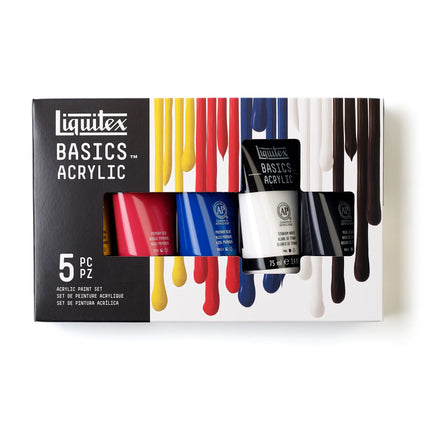 Liquitex BASICS Acrylic Paint Set, 12 x 118ml (4-o