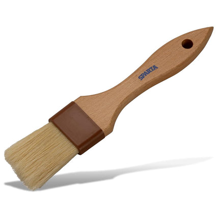 Carlisle 4037300 Pinceau de cuisine plat Sparta de 3,8 cm avec poils de sanglier (lot de 12)