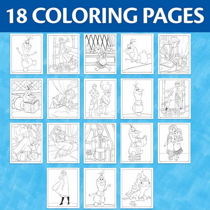 CRAYOLA COLORING PAD & MARKR FROZEN 2