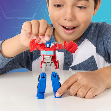 Transformers EarthSpark Optimus Prime Battle Trailer Playset