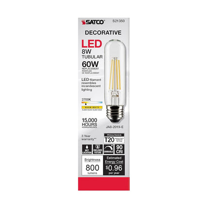 Satco S21350 8T10/LED/CL/927/120V/E26