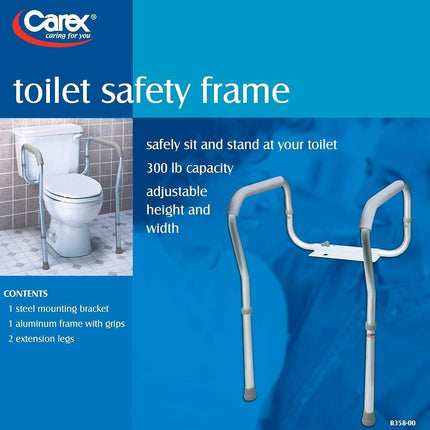 Carex Health Brands Toilet Safety Frame