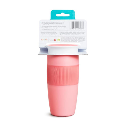 Munchkin Miracle 360 Sippy Cup, 14 Ounce, 1 Pack, Pink