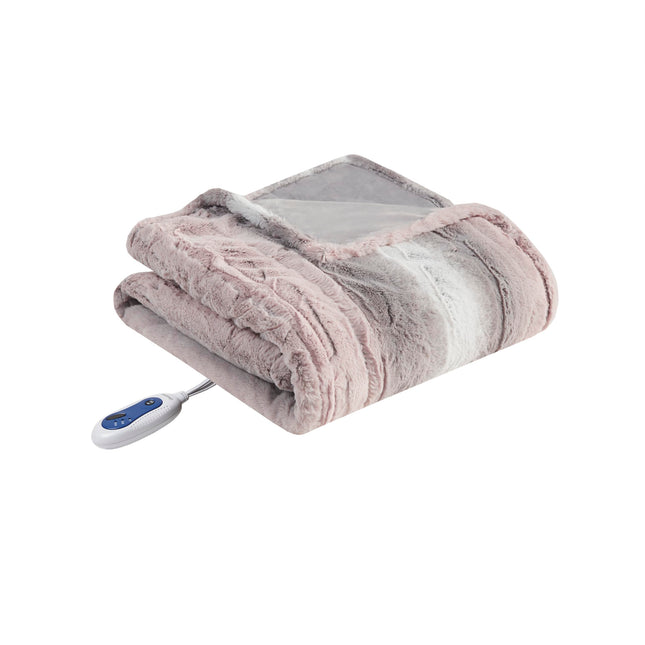 Beautyrest Zuri Reversible Faux Fur to Mink Electr