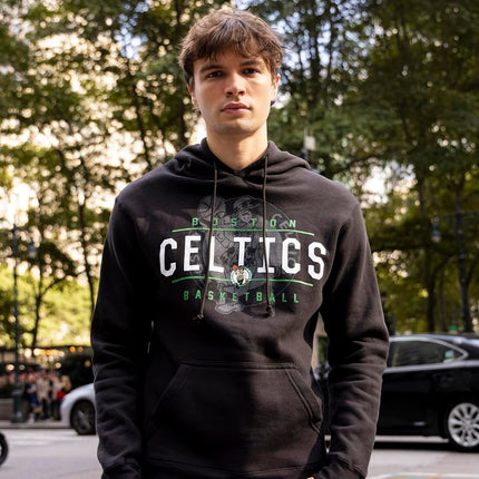 Ultra Game NBA Mens Super Soft Get Right Hoodie Sweatshirt Black
