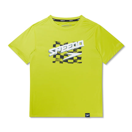 Speedo Boy's Uv Swim Shirt Short Sleeve Tee Graphi