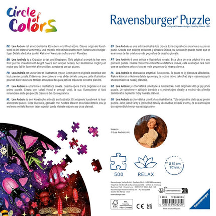 Ravensburger - Insects Circle Puzzle 500 Pieces