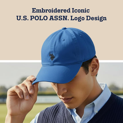 U.S. Polo Assn. Unisex Concept One U.s. Polo Assn. Hat Baseball Cap, Royal, One Size UK