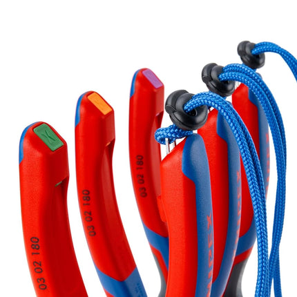 KNIPEX 25 02 140 Long Nose Pliers with Cutter-Comfort Grip