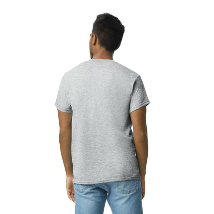 Gildan Unisex-Adult Ultra Cotton T-Shirt, Style G2000, Multipack, Sport Grey (2-Pack), 5XL