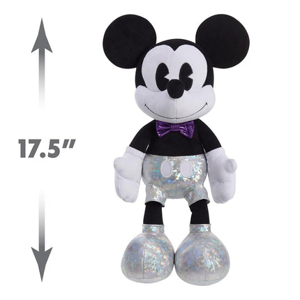 Disney100 Years of Wonder Mickey Mouse Large Plush Stuffed Animal, Kids Toys for Ages 2 Up by Just Play