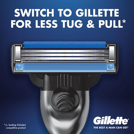 Gillette Mach3 Mens Razor Blade Refills, 15 Count