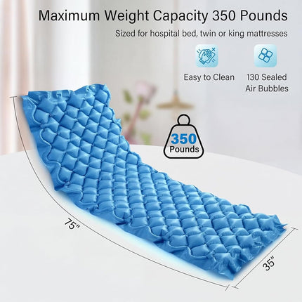 Alternating Pressure Mattress with Electric Quiet Pump, Pressure Sore Pad
