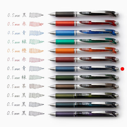Pentel Ballpoint Pen Refill XLRN5-CA EnerGel 0.5mm, Blue Black, 10 Count