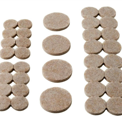 Scotch SP842-NA Brand Felt 3M, for Protecting Hardwood Floors, Beige, Multi-Pack, 16-3/4 in, 16-1 in, 4-1.5 in, Round, Pads Total, 36 Count (Pack of 1)