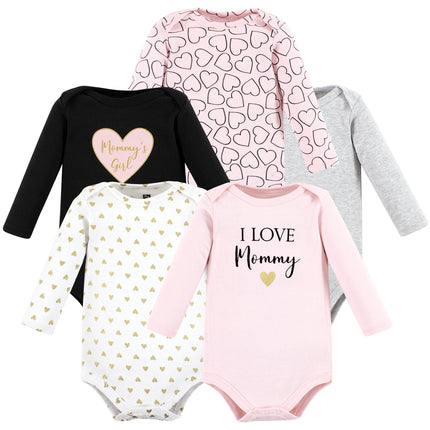 Hudson Baby unisex-baby Cotton Long-sleeve Bodysui