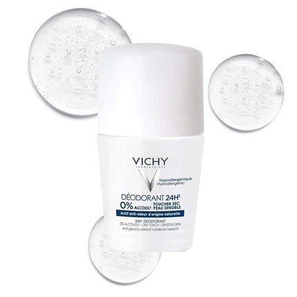 Vichy Dry Touch 24 Hour Roll-On Deodorant 50 ml