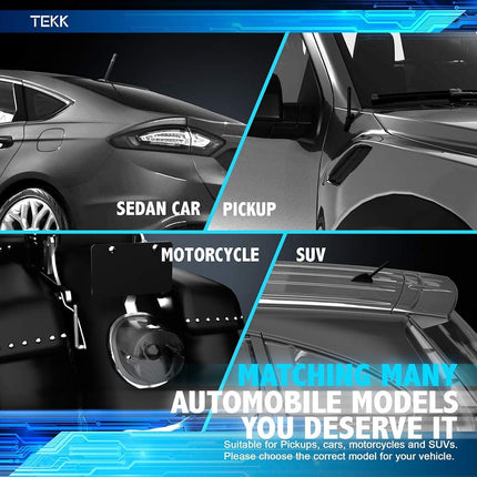 Tekk Short Antenna Compatible with 2007-2026 Chevy Silverado 1500 / Designed for Optimized FM/AM Reception / 4.8 Inches