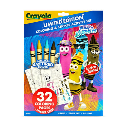 Crayola Retired Colors Coloring & Activity Set, Re