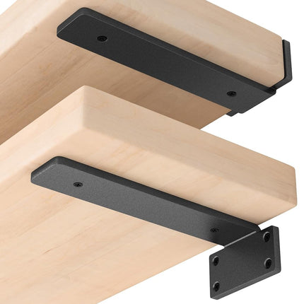 Heavy Duty Shelf Brackets 10 inch (1/5") Thick, 6 