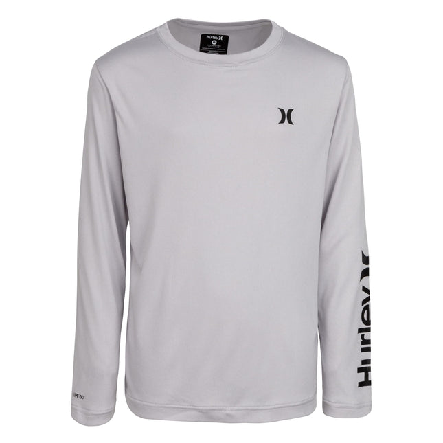 Hurley Boys' Long Sleeve UPF 50+ Rash Guard Swim S