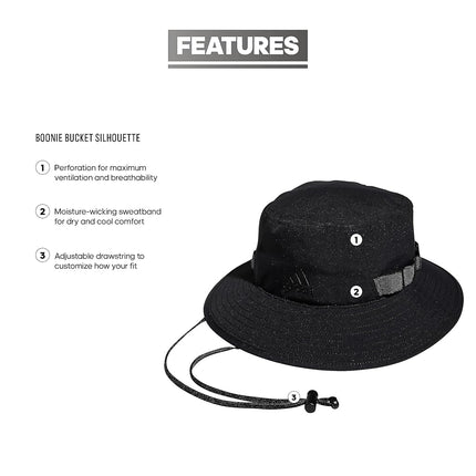 adidas Mens Victory Bucket Hat for Men – Athletic Sun Cap for Outdoors, Olive Strata Green/Black/5.0, S/M