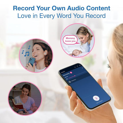 VTech BC8314 V-Hush Pro 2 Bluetooth Sleep Training Soother Speaker, One Touch Night Light Offers Over 250 Color Choices, 100 Stories, 100 Classical Songs, 10 Lullabies and 10 Natural Sounds.