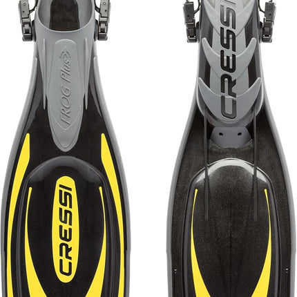 Cressi Frog Plus Open Heel Scuba Dive Fins (Made i