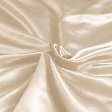 THXSILK Silk Pillowcase for Hair and Skin, 100% Mulberry Silk Bed Pillowcase 22 Momme, Hypoallergenic Soft Breathable Both Sides Silk Pillow Case with Hidden Zipper, King Size Pillow Cases(Beige)