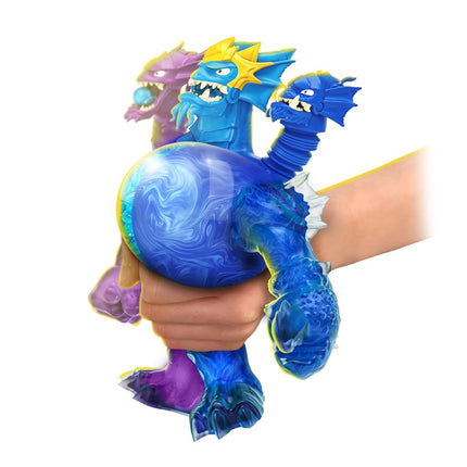 Heroes of Goo Jit Zu Deep Goo Sea King Hydra Figure With Triple Attack 3 in 1 Goo Power. Plus Light And Sound Battle Action!