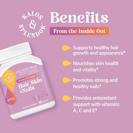 21st Century Hair, Skin and Nails Advanced Formula Caplets, 50 Count