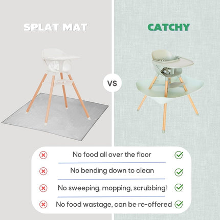 CATCHY - High Chair Food Catcher - Compatible with Stokke Tripp Trapp