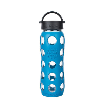 Lifefactory Glass Hydration Bottle Teal Lake 650 m