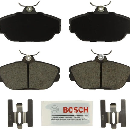 Bosch BE601H Blue Disc Brake Pad Set with Hardware for Select Ford Taurus, Windstar Lincoln Continental Mercury Sable - FRONT