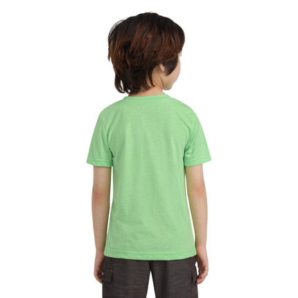 Hurley Boys' Soft Basic Cloud Slub T-Shirt, Green Algae, 2T