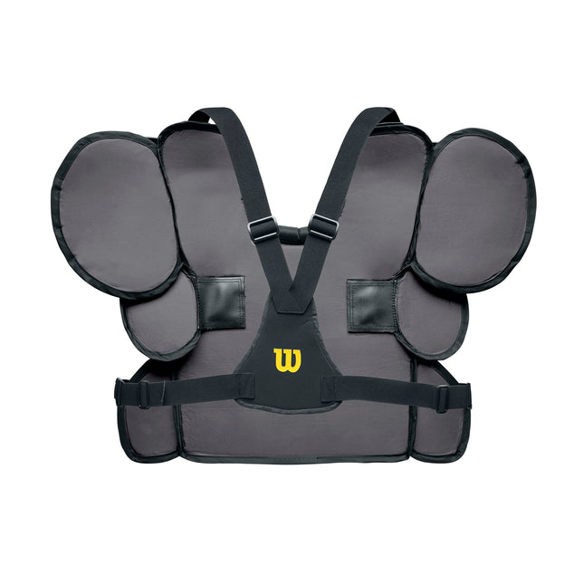 WILSON Pro Gold 2 Chest Protector - Memory Foam, Black/Charcoal, Medium/Large