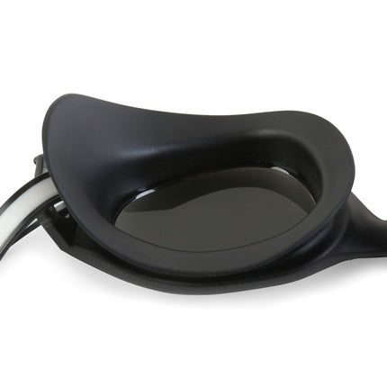 Speedo Gafas de natación unisex para adulto Hydro Comfort, negro/acero