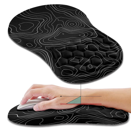Hokafenle Ergonomic Mouse Pad Wrist Support, Mouse