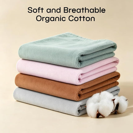 MEXXI Baby Nest Replacement Cover | Premium Quality Cotton Hypoallergenic Lounger Cover (Corduroy Sage Green)