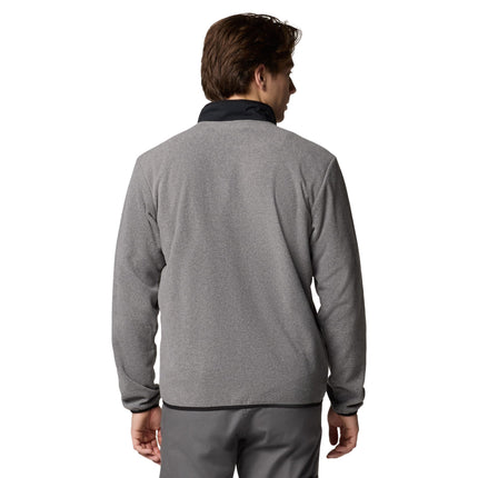 Columbia Men's Sequoia Grove Full Zip Fleece, Full Zip Fleece Jacket, City Grey Heather/Black, X-Large