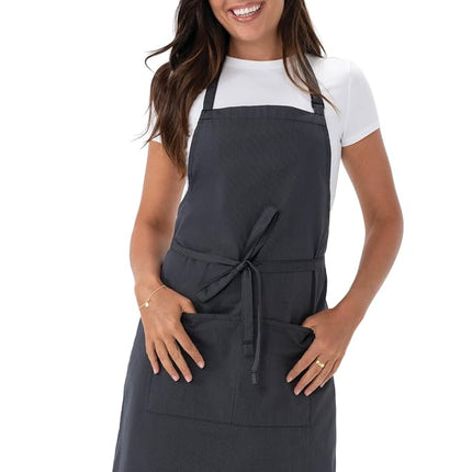 Chef Works Unisex Butcher Apron (Dark Grey)