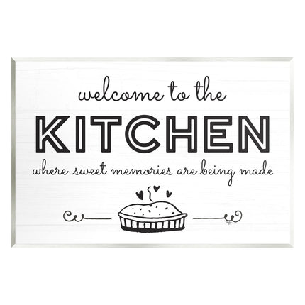 Stupell Industries Welcome to Kitchen Fresh Baked 