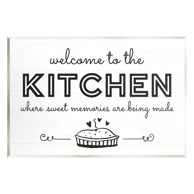 Stupell Industries Welcome to Kitchen Fresh Baked 