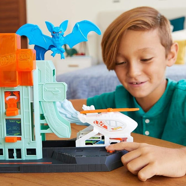 Hot Wheels Bat Blitz Hospital Attack Play Set