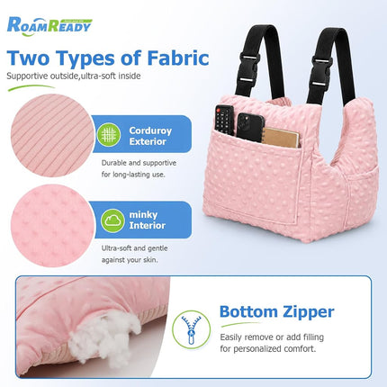 RoamReady Post Mastectomy Pillow After Breast and Heart Surgery Recovery