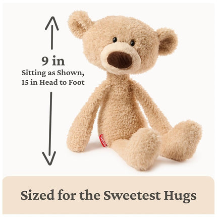 GUND Forever Friends: Toothpick Classic Teddy Bear, As Seen on The View, Premium Stuffed Animal for Ages 0 and Up, Beige, 15”