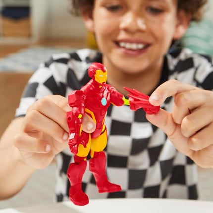 MixMashers Marvel Iron Man Custom Avengers Mix-and-Match Action Figure & Accessories, 5-Inch-Scale (12 cm) Super Hero Toys for Kids Ages 4+