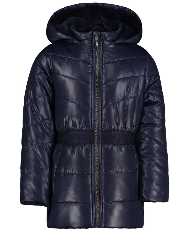 Nautica girls Heavyweight Hooded Winter Puffer Coa